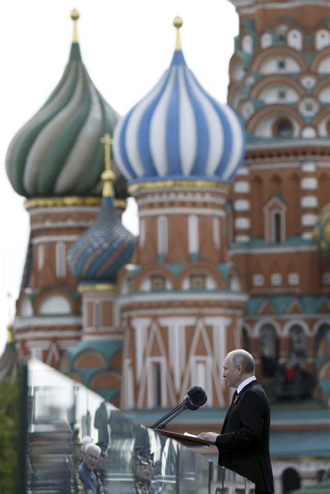 Putin tells Red Square parade ‘real war’ unleashed on Russia